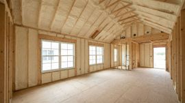 Professional completed spray foam insulation project in Temple Texas