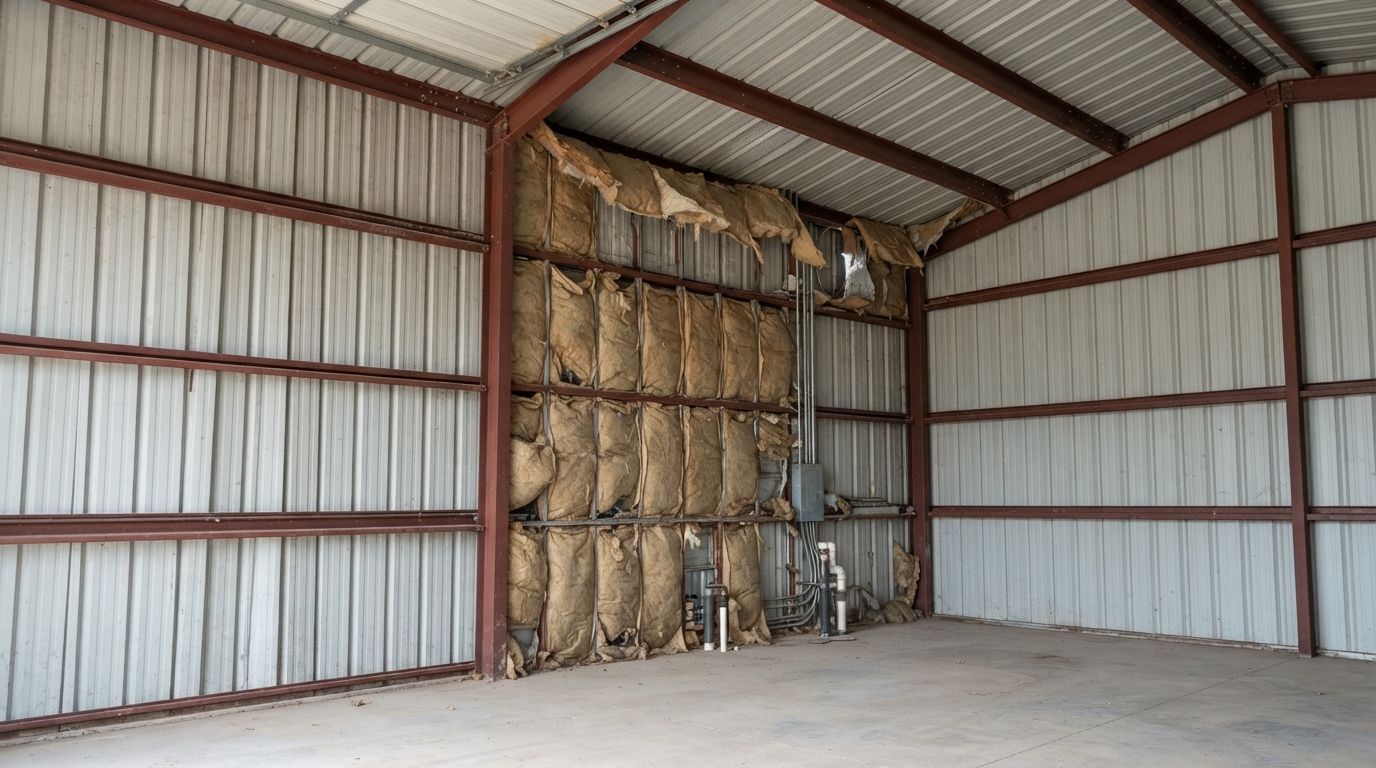 Common metal building insulation problems in Temple Texas