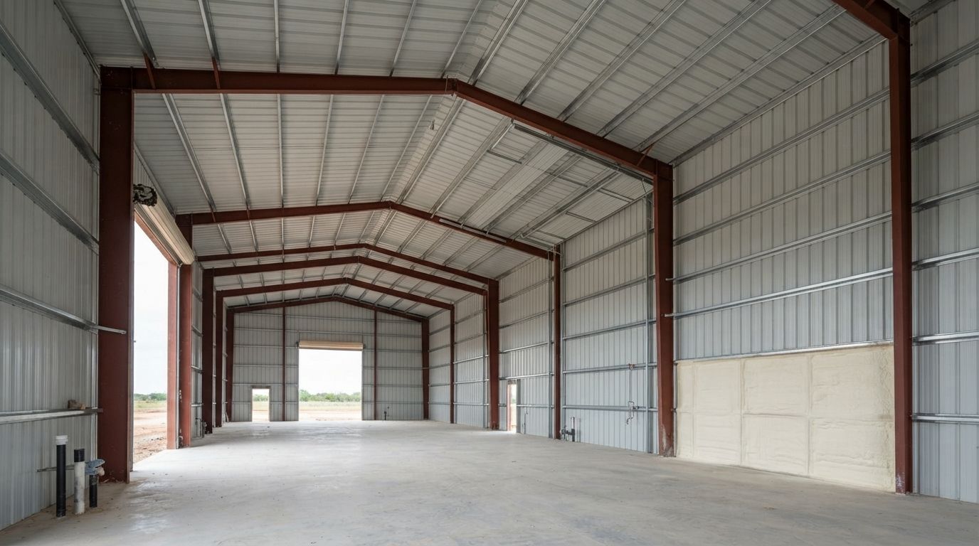 Factors affecting metal building spray foam insulation costs in Temple Texas