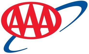 Red AAA logo with a blue swoosh around it