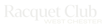 "Racquet Club" in light gray, likely a logo or title.
