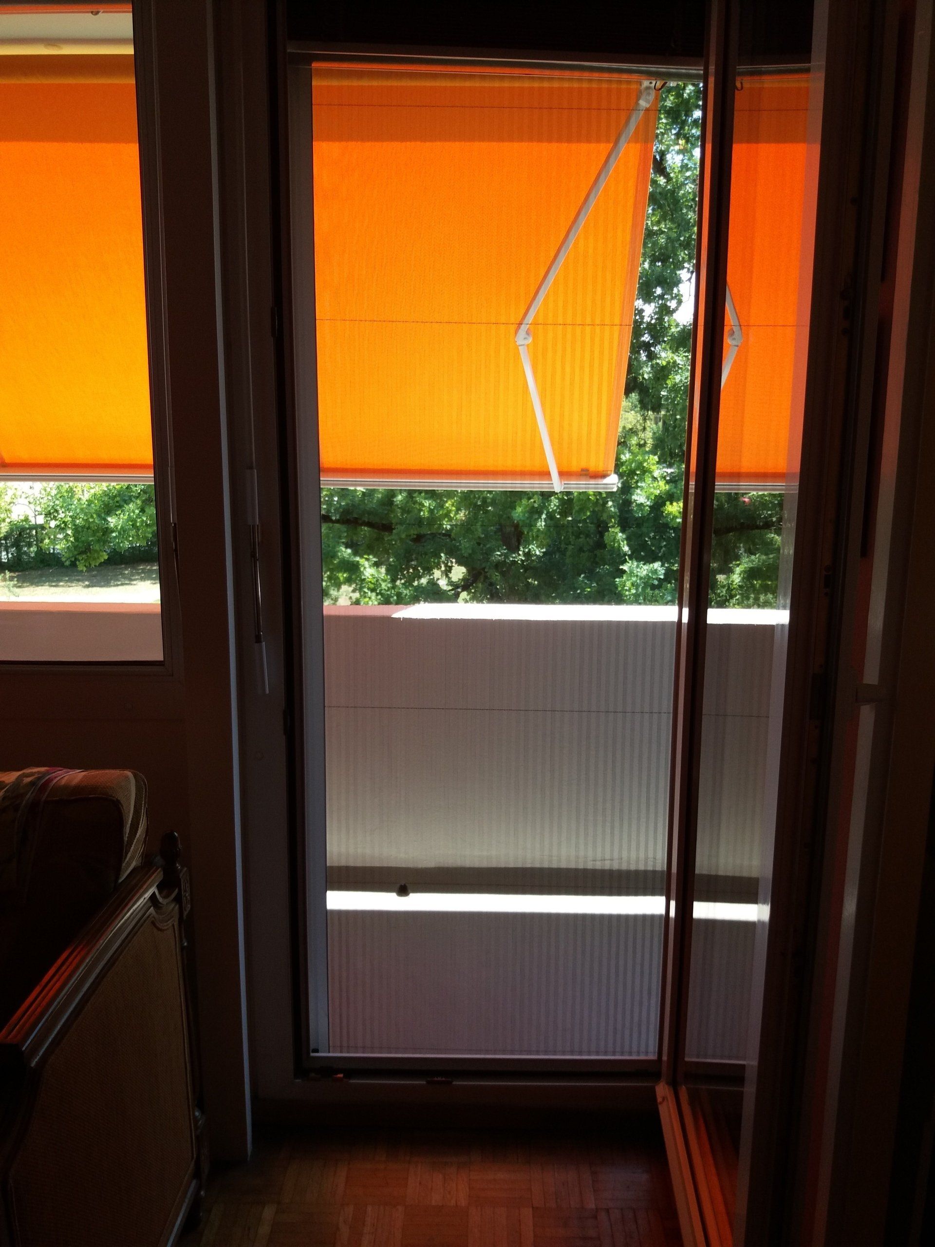 Tente solaire orange