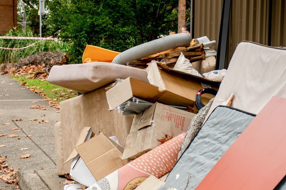 Pile of Discarded Furniture and Debris — Tamworth Skips and Rubbish Removal in South Tamworth, NSW