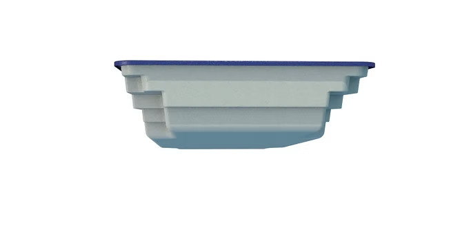 Side View of a Light Blue Pool — Swan Hill Pool & Spa Centre in Swan Hill, VIC