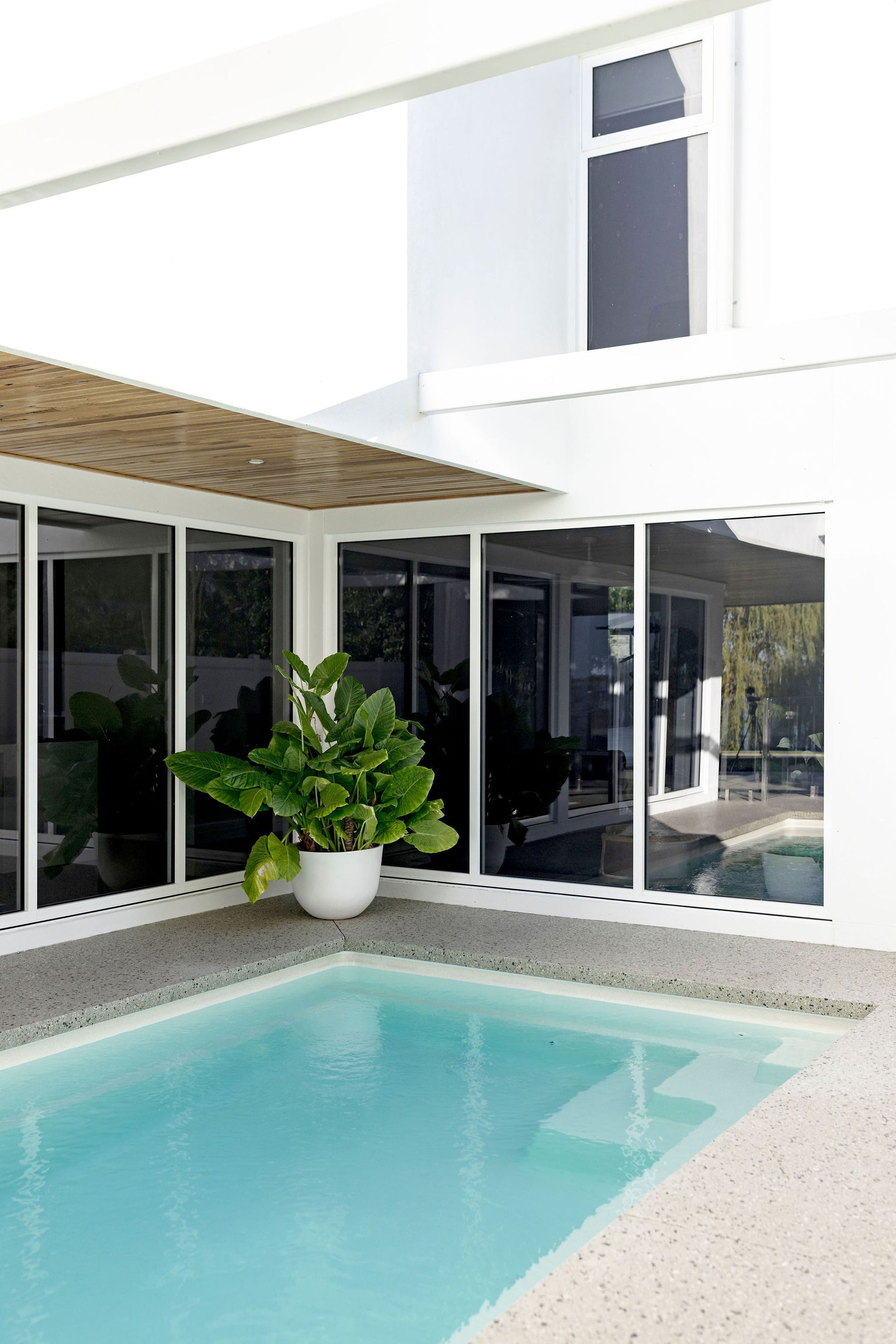 Swimming Pool with Blue Water — Swan Hill Pool & Spa Centre in Swan Hill, VIC