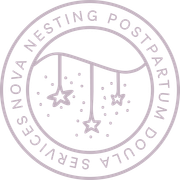 Nova Nesting Postpartum Doula Services round logo