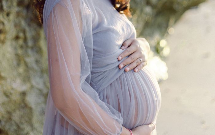 Pregnant mother preparing for postpartum support in Fairfax County Virginia