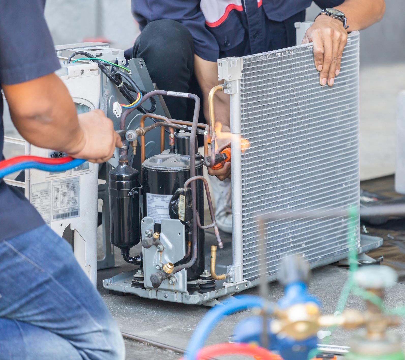 Men Air Conditioning Repair — Randleman, NC — Evans Air Services Inc. Men Air Conditioning Repair — Randleman, NC — Evans Air Services Inc.