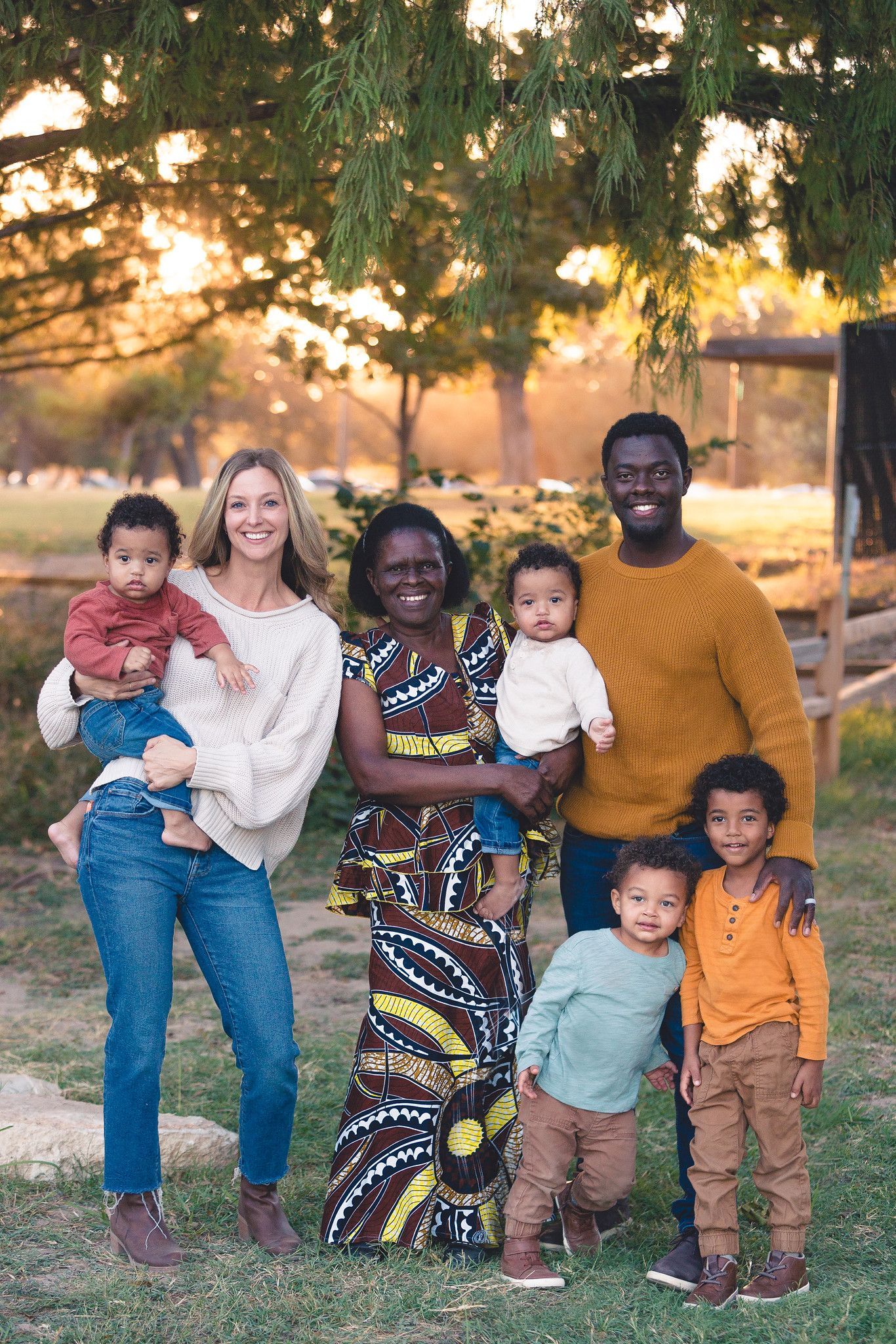 Emmanuel and Lauren with their family