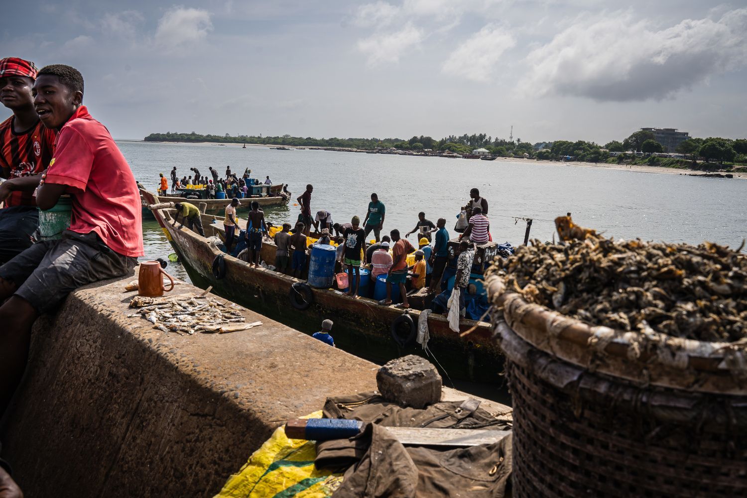 Fishermen Crowd