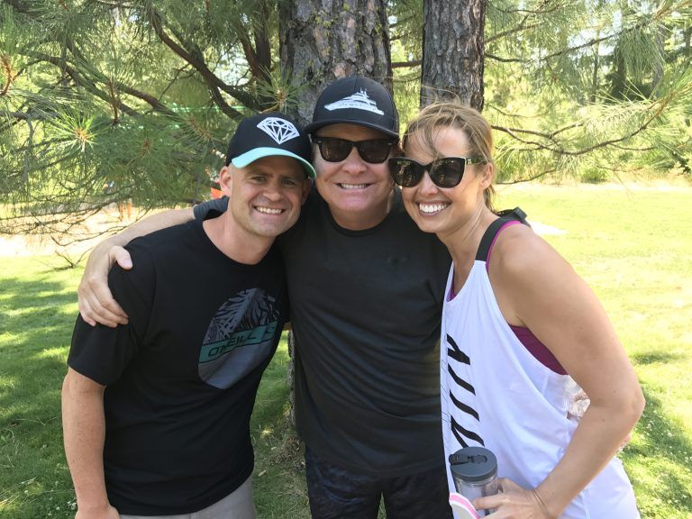 Tye and Ann Rustrum with Business Partner