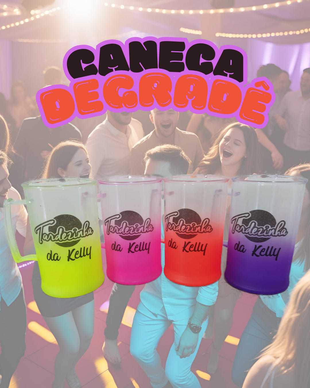 Caneca Personalizada Degradê