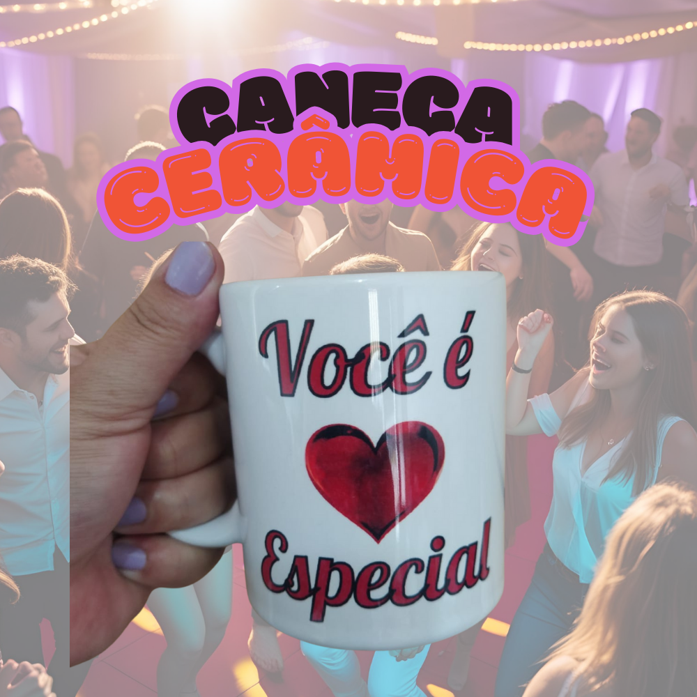 Caneca Cerâmica Personalizada