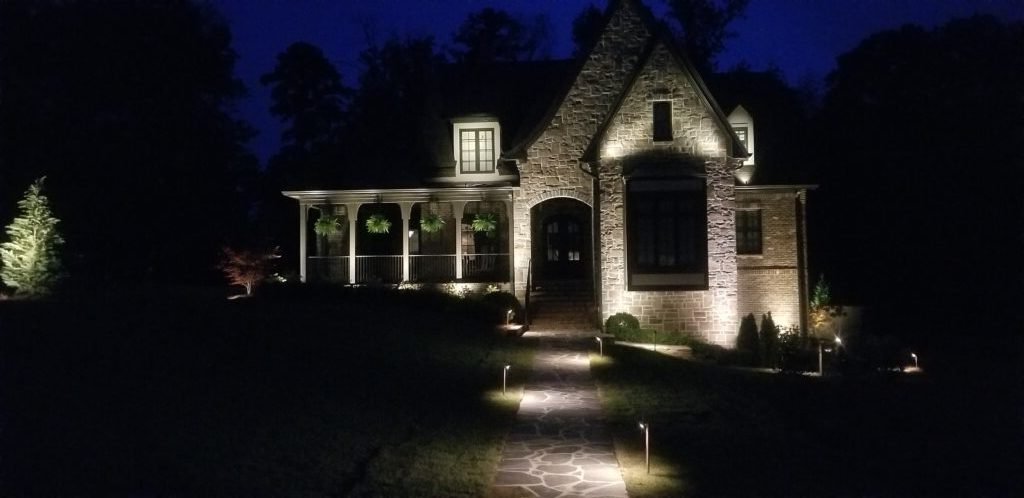 House with white lights  — Farley Avenue Leeds, AL  — The Nelson Team