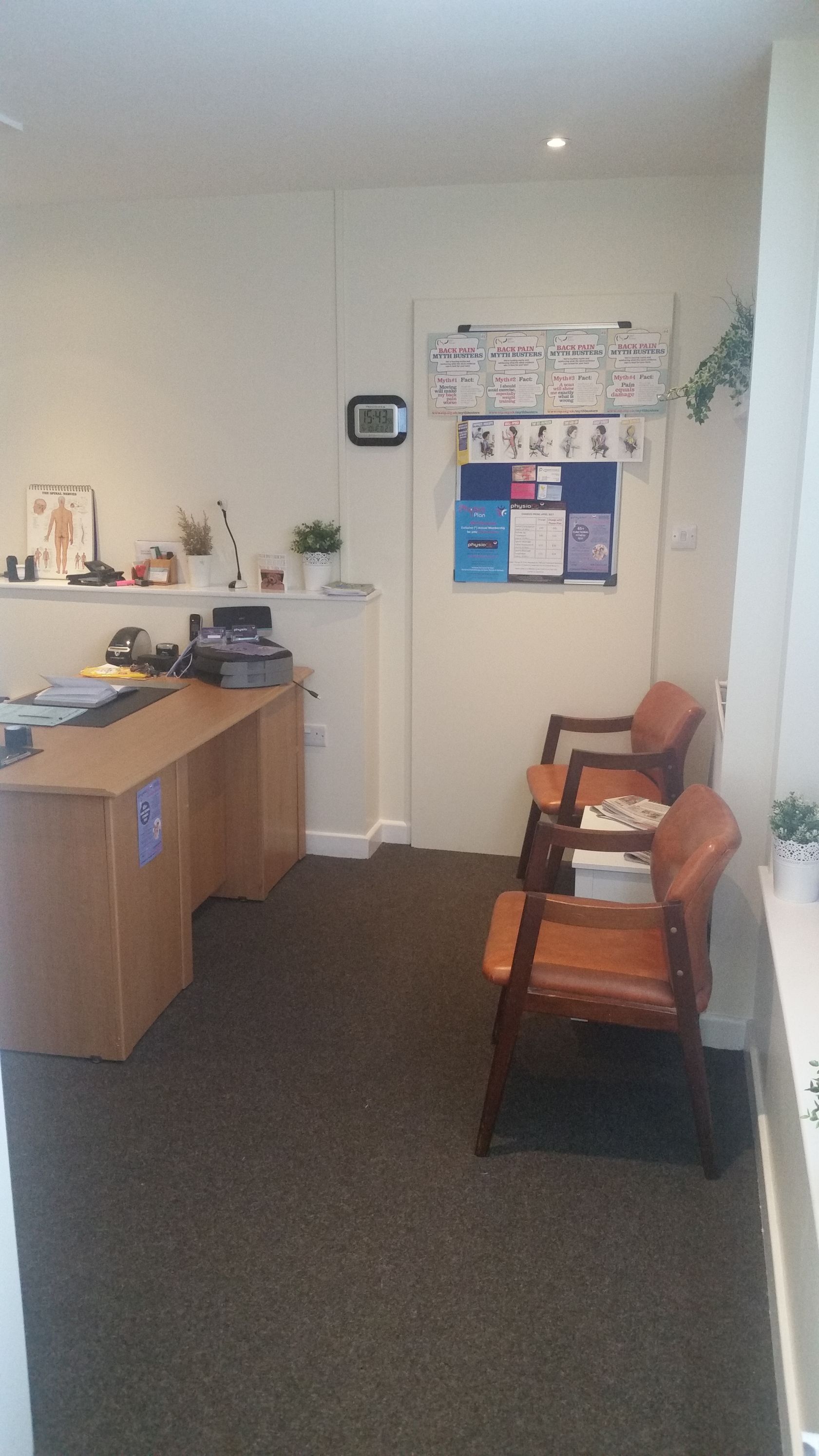Physiofit Goodwick Reception Area