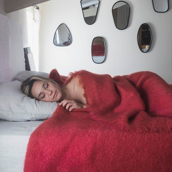 Brun de Viane-Tiran coperta in mohair - Ugo Home bologna
