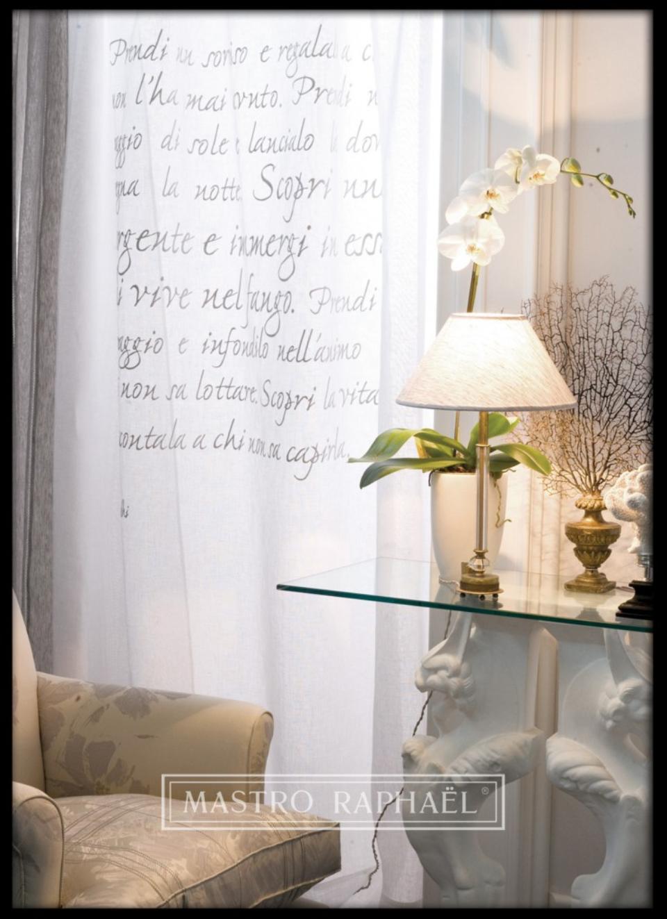 tendaggio per interni con scritta - Ugo Home bologna