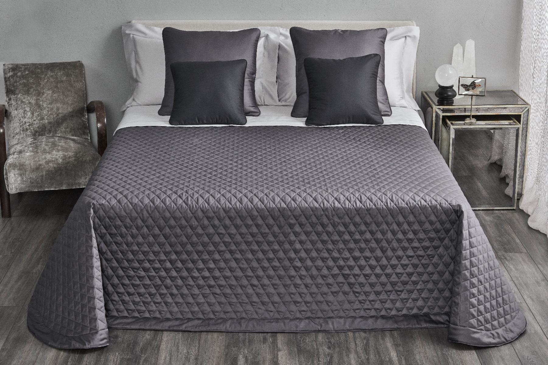 Trapunta mastro raphael bread butter piccoli rombi biancheria letto - Ugo Home bologna