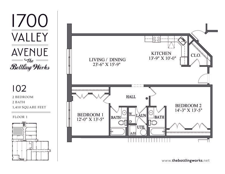 the bottling works - 2 bed - 102