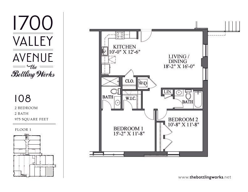 the bottling works - 2 bed - 108