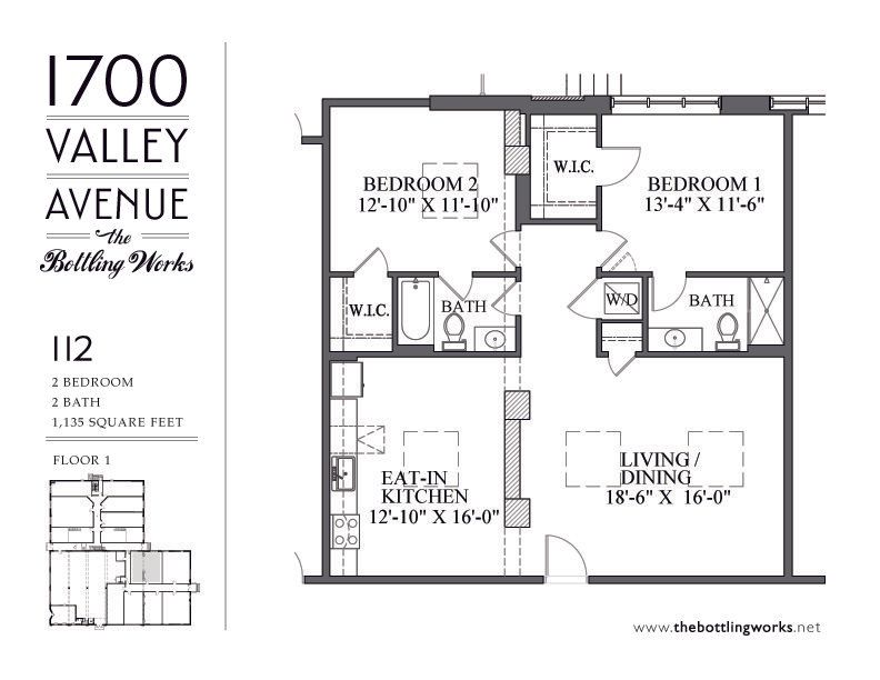 the bottling works - 2 bed - 112