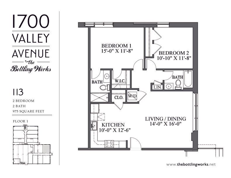 the bottling works - 2 bed - 113