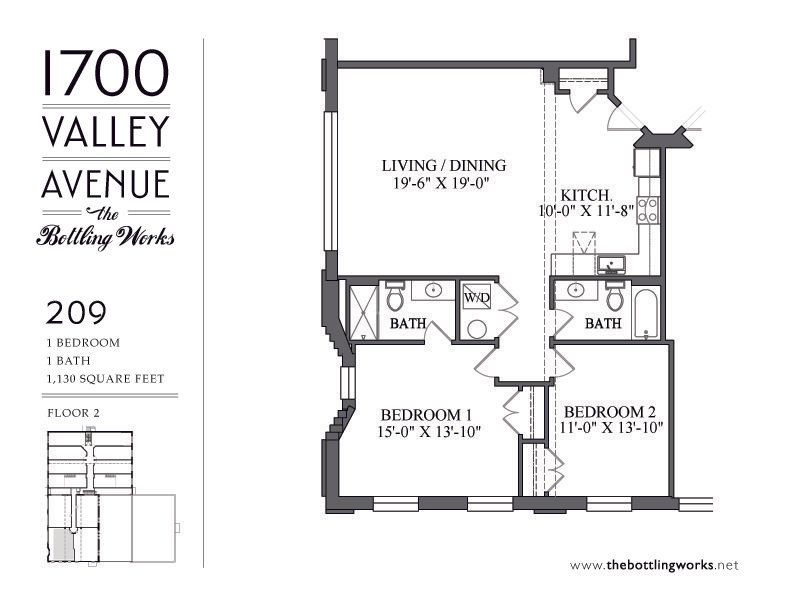 the bottling works - 2 bed - 209