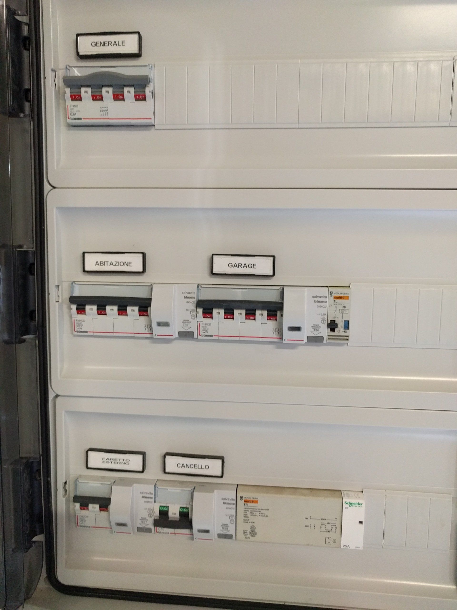 Quadri elettrici industriali e terziari