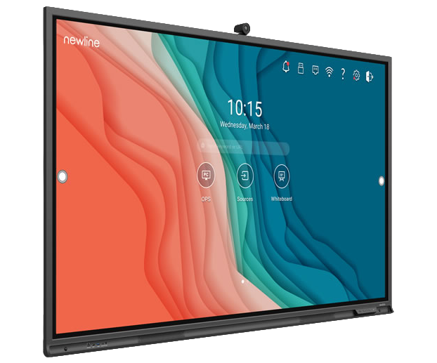Freestanding smart touch screen