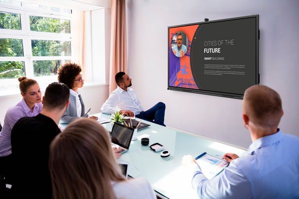 Conference room touch screen display