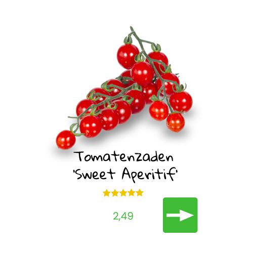 Een stapel bruine Vivikali-meststof met een aankoopknop.