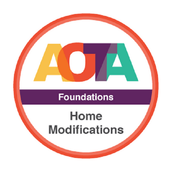 a logo for aota foundations home modifications