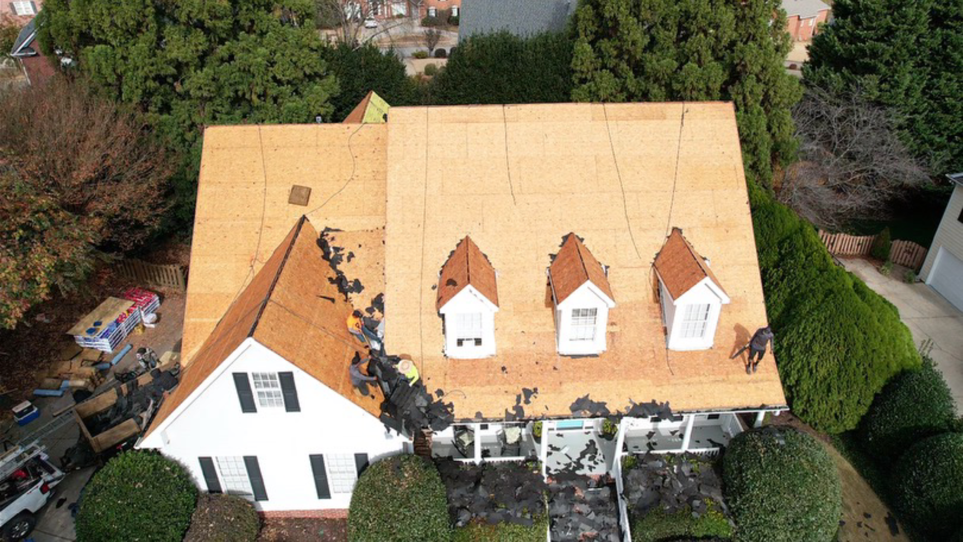Residential roof installation by Perfection Solar in Greenville, SC
