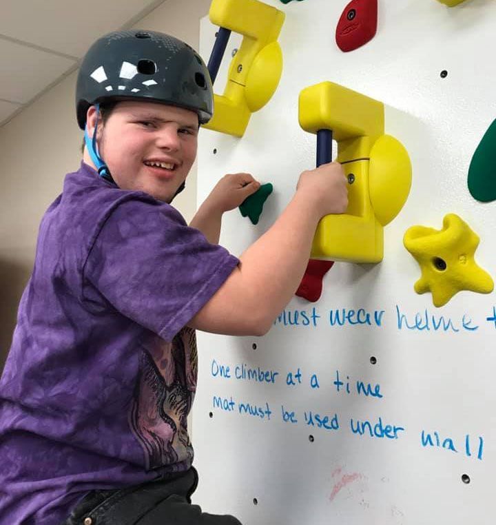 Miah Climbing Wall — Springdale, AR — LFG: Special Needs Division