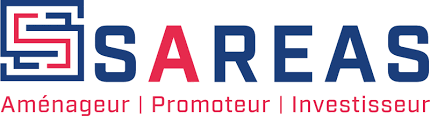 Un logo bleu et rouge pour 5 zones