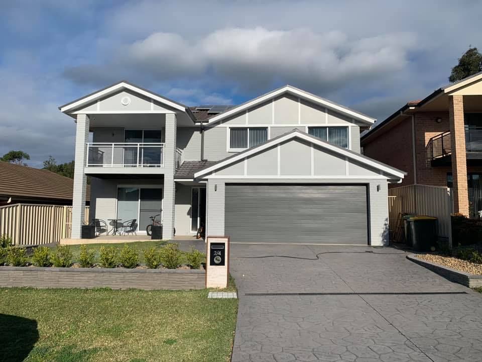 A Large Grey House Painted Grey — Karl Witt Painter & Decorator In Oak Flats, NSW