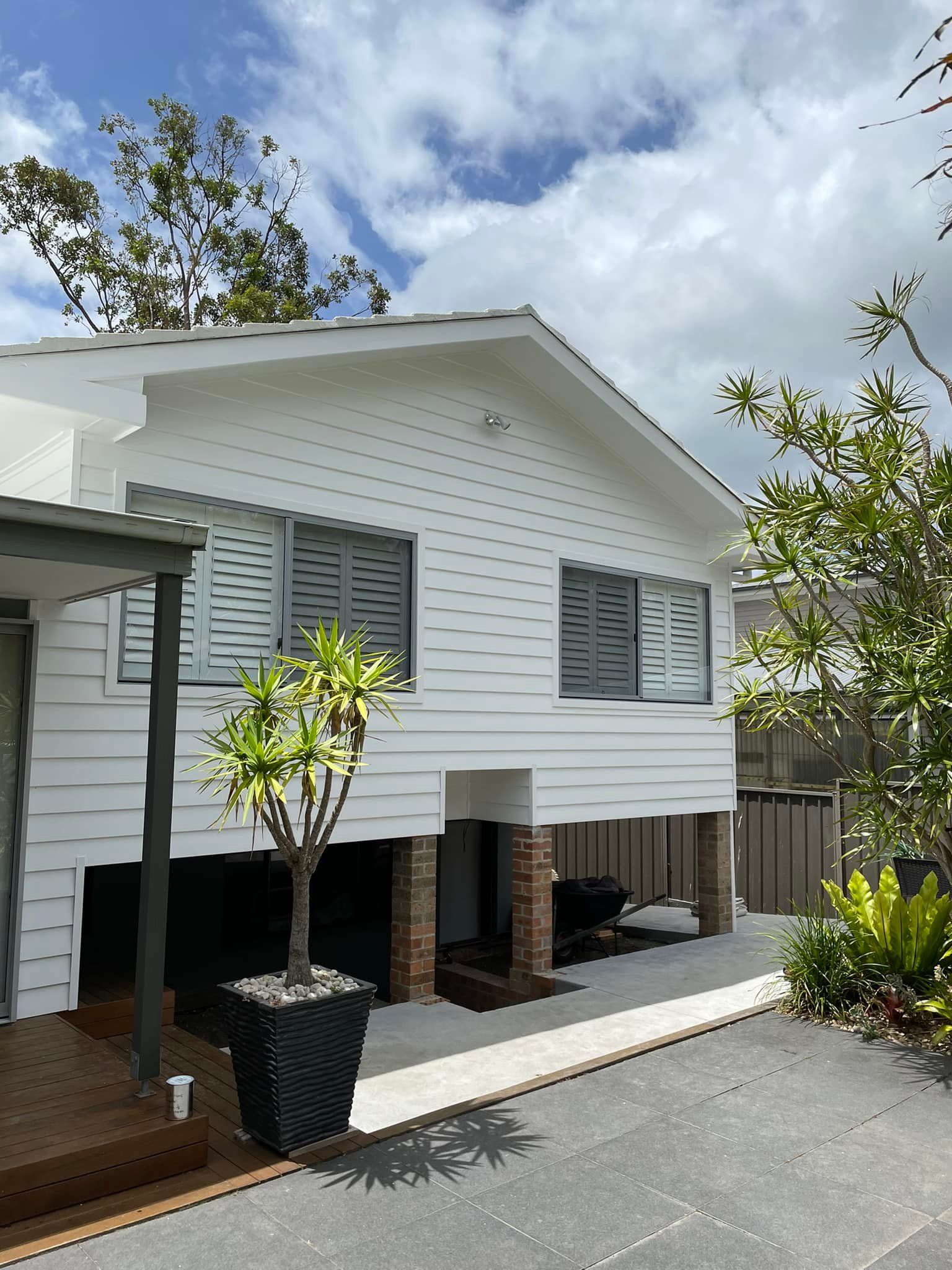 A House Painted White — Karl Witt Painter & Decorator In Albion Park, NSW