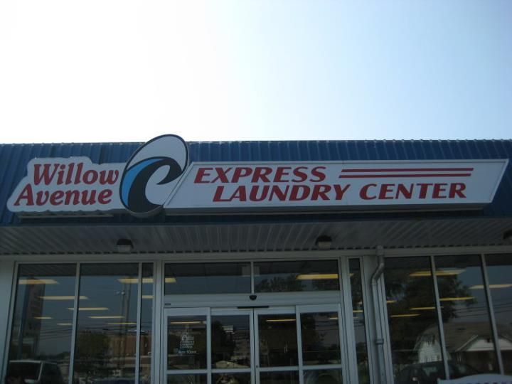 A laundry center called willow avenue express laundry center