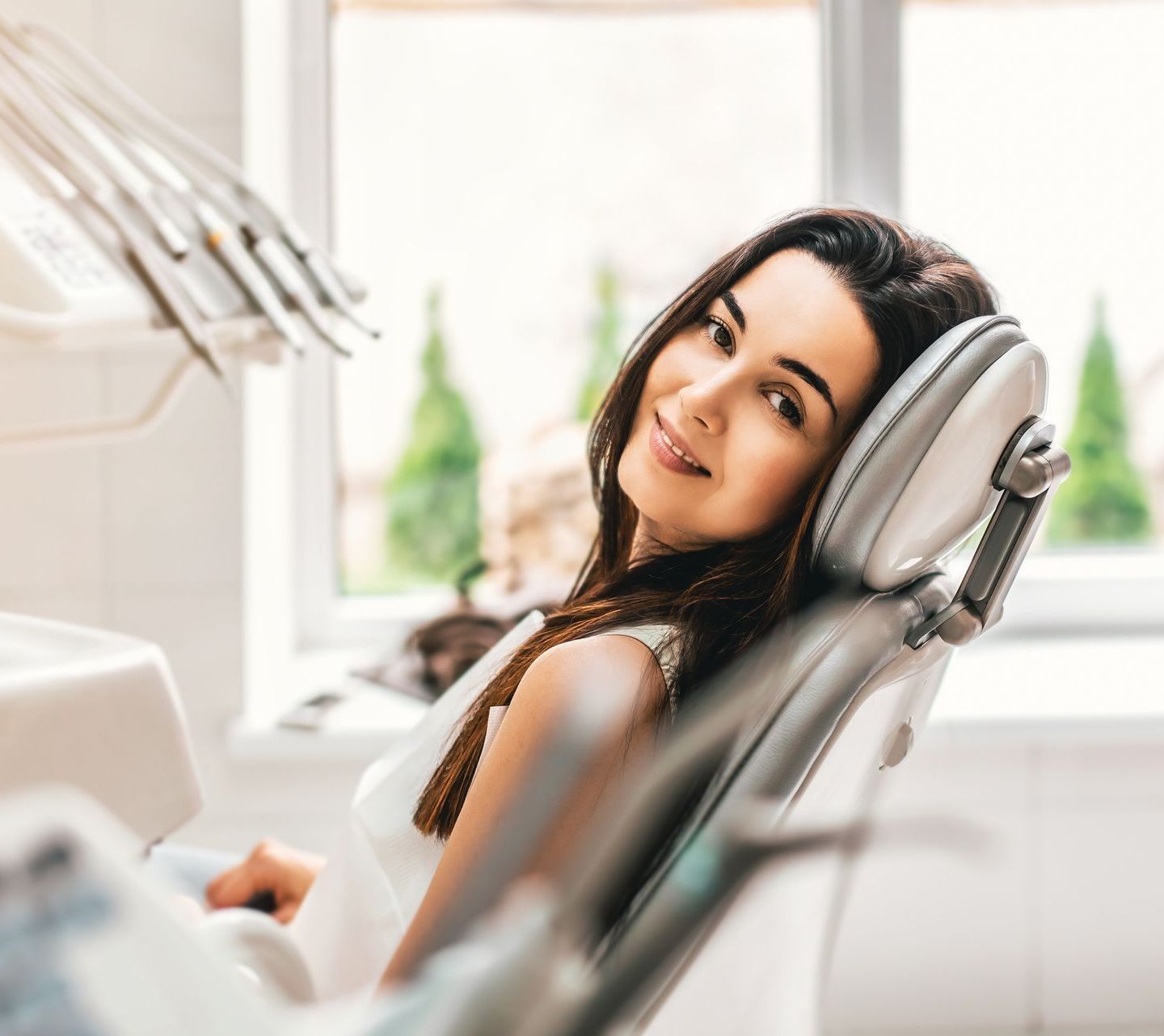 Get PRF therapy in Boise, ID PRF is an excellent choice for tissue regeneration Girl receiving dental treatment PRF therapy in Boise, ID