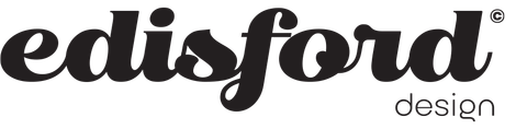 Edisford logo in black script on a white background.