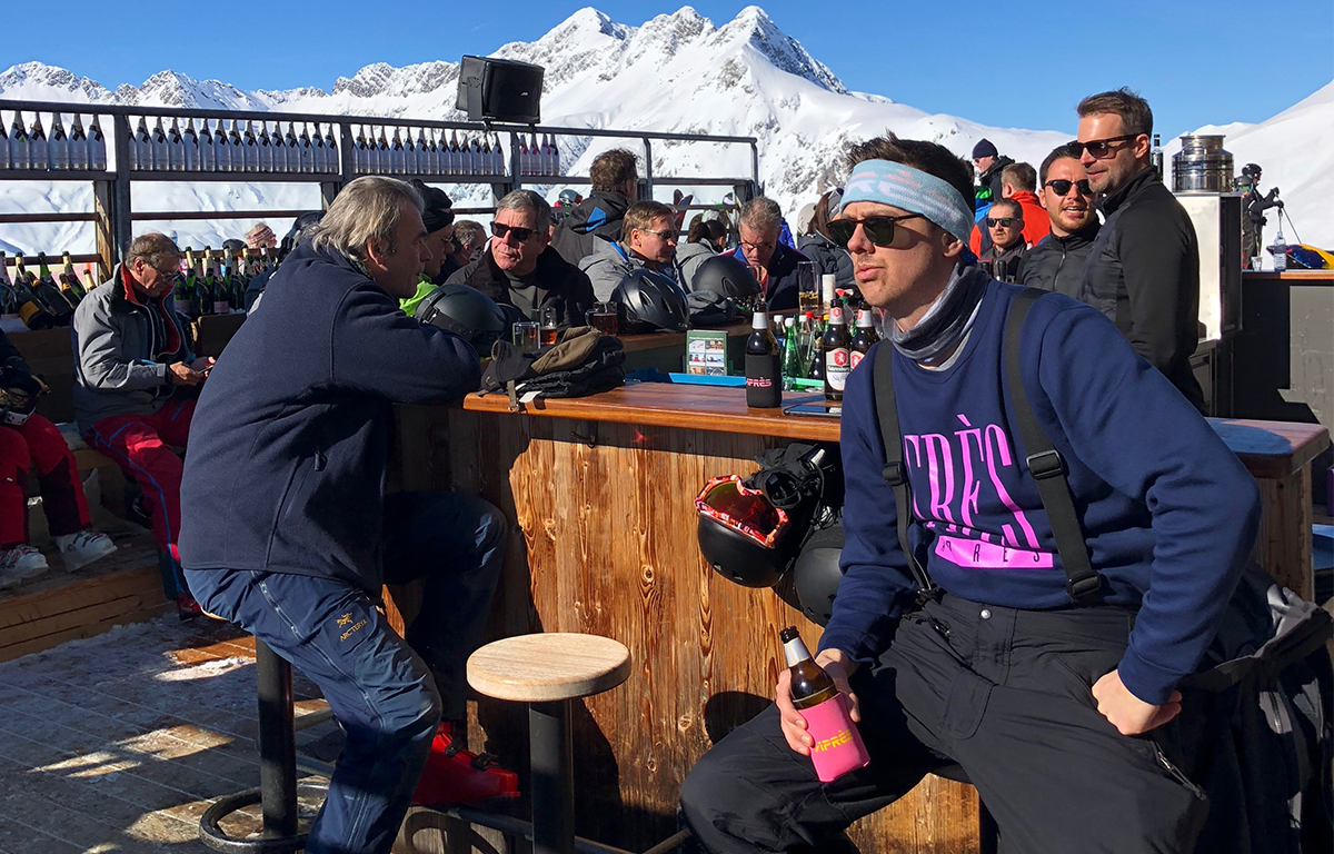 A woman selling Bud Light in branded merch. Buckle Up Tour 2024. 