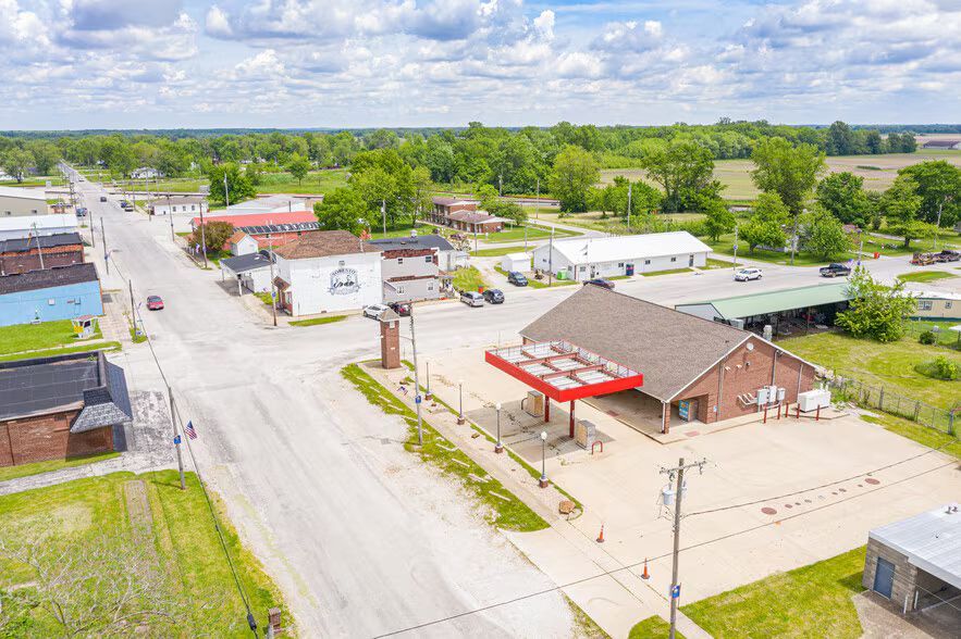 Aerial view of Sorento, IL for Internet services