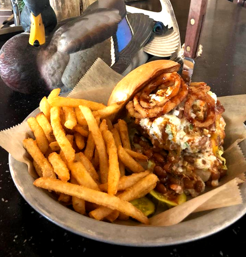 bbq and fries