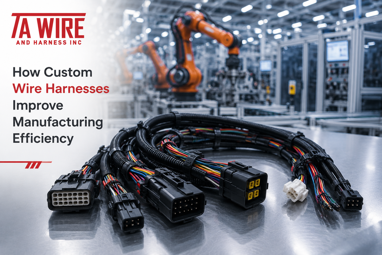 How Custome Harnesses improve Manufacturing efficiency