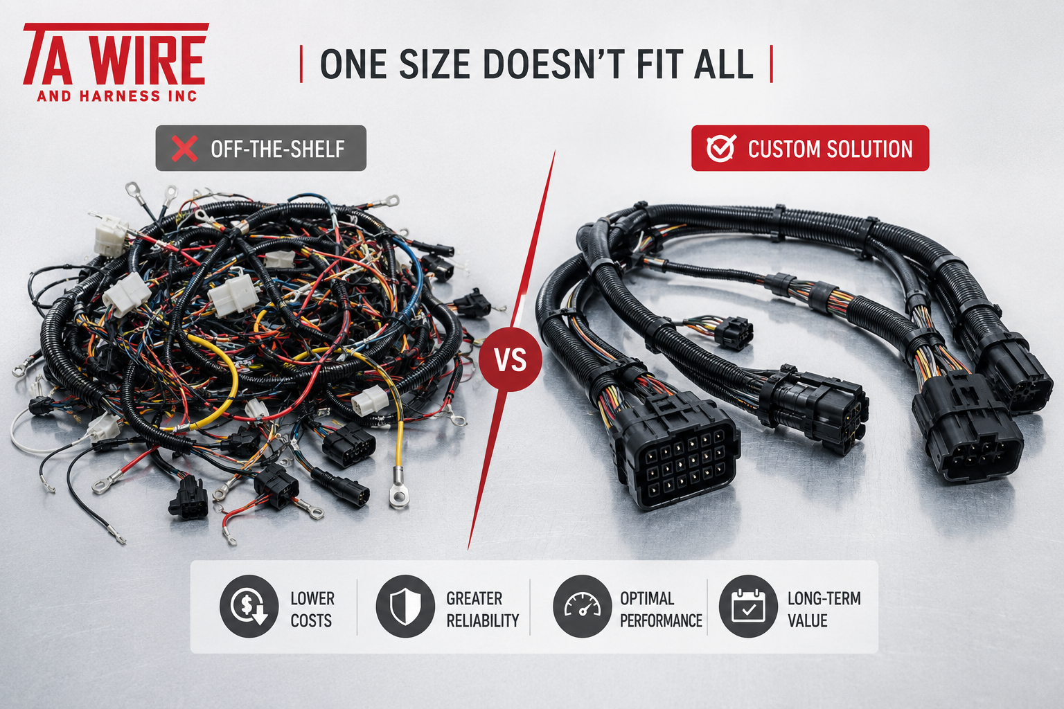 Organized wiring one size does not fit all