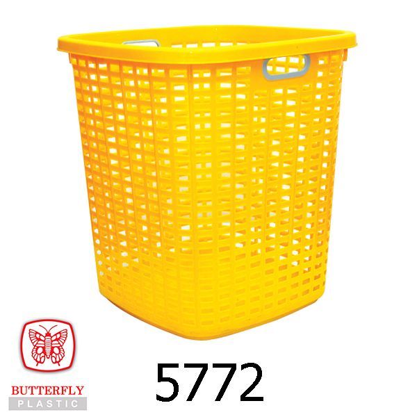 plastic laundry basket