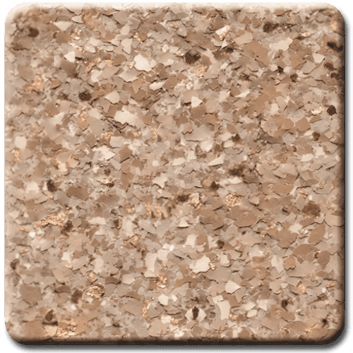 Tan and brown speckled square pattern, resembling a stone or textured surface.