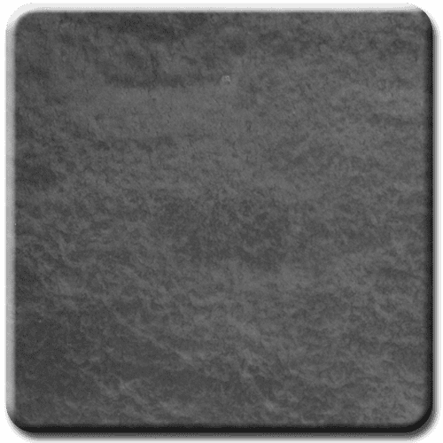 Gray, textured square with rounded corners, possibly stone or fabric.
