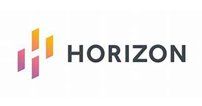 HORIZON logo with multicolored vertical bars and black text