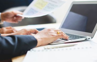Two people managing documents — Poughquag, NY — Perfect Balance Bookkeeping, Inc